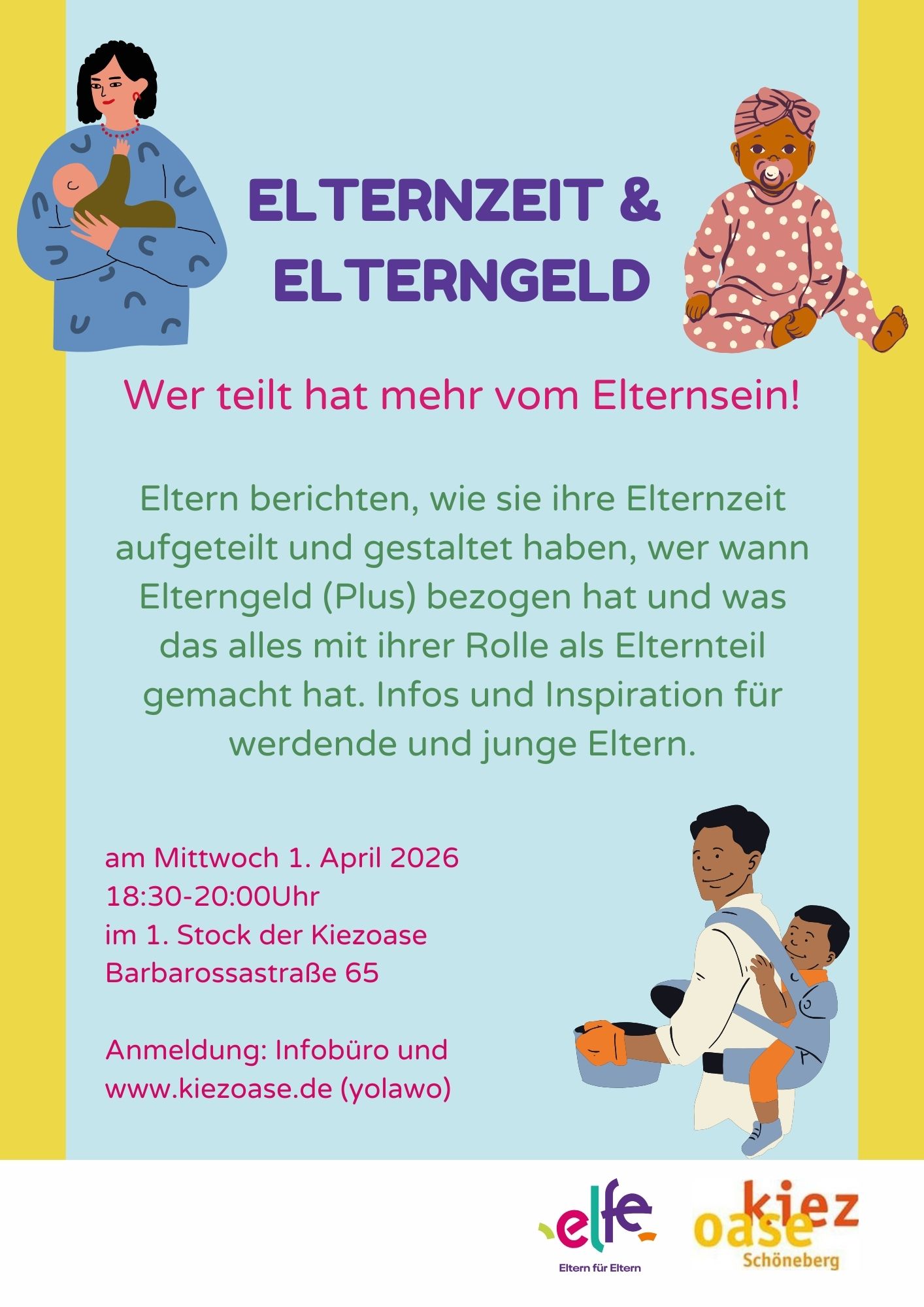 Elternzeit & Elterngeld – Wer teilt hat mehr vom Elternsein