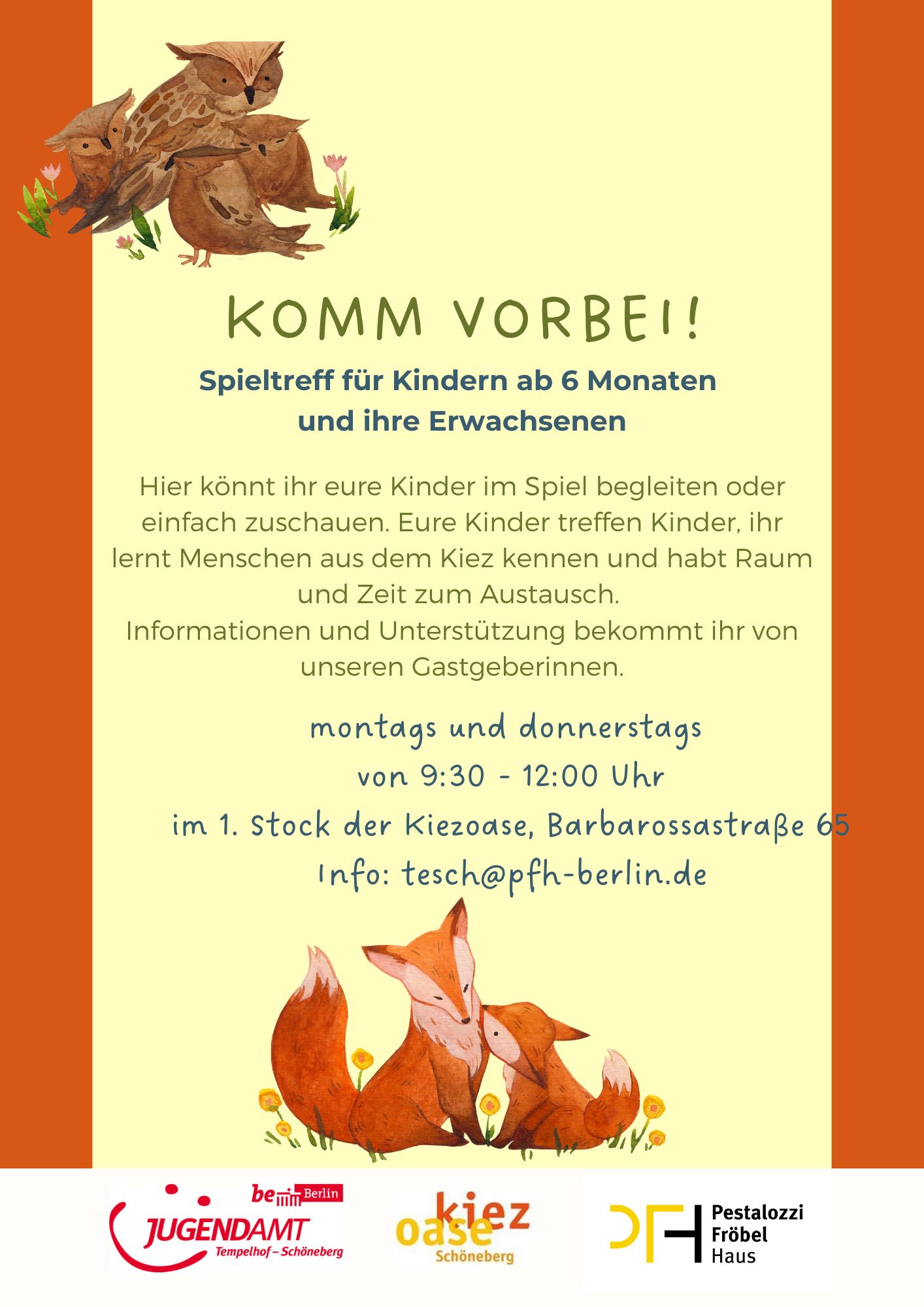 Offener Treff „Komm vorbei!“