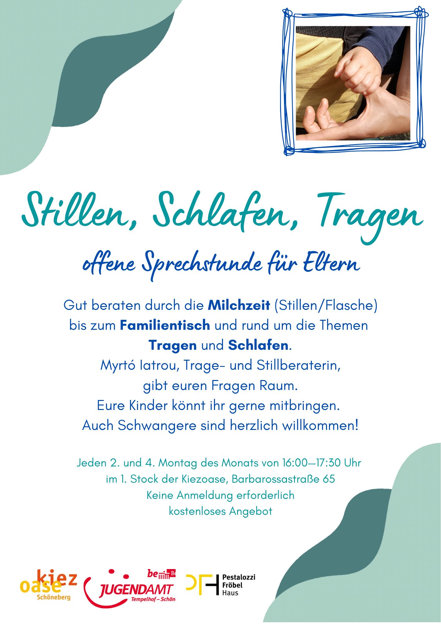Stillen, Schlafen, Tragen – Offene Sprechstunde für Eltern