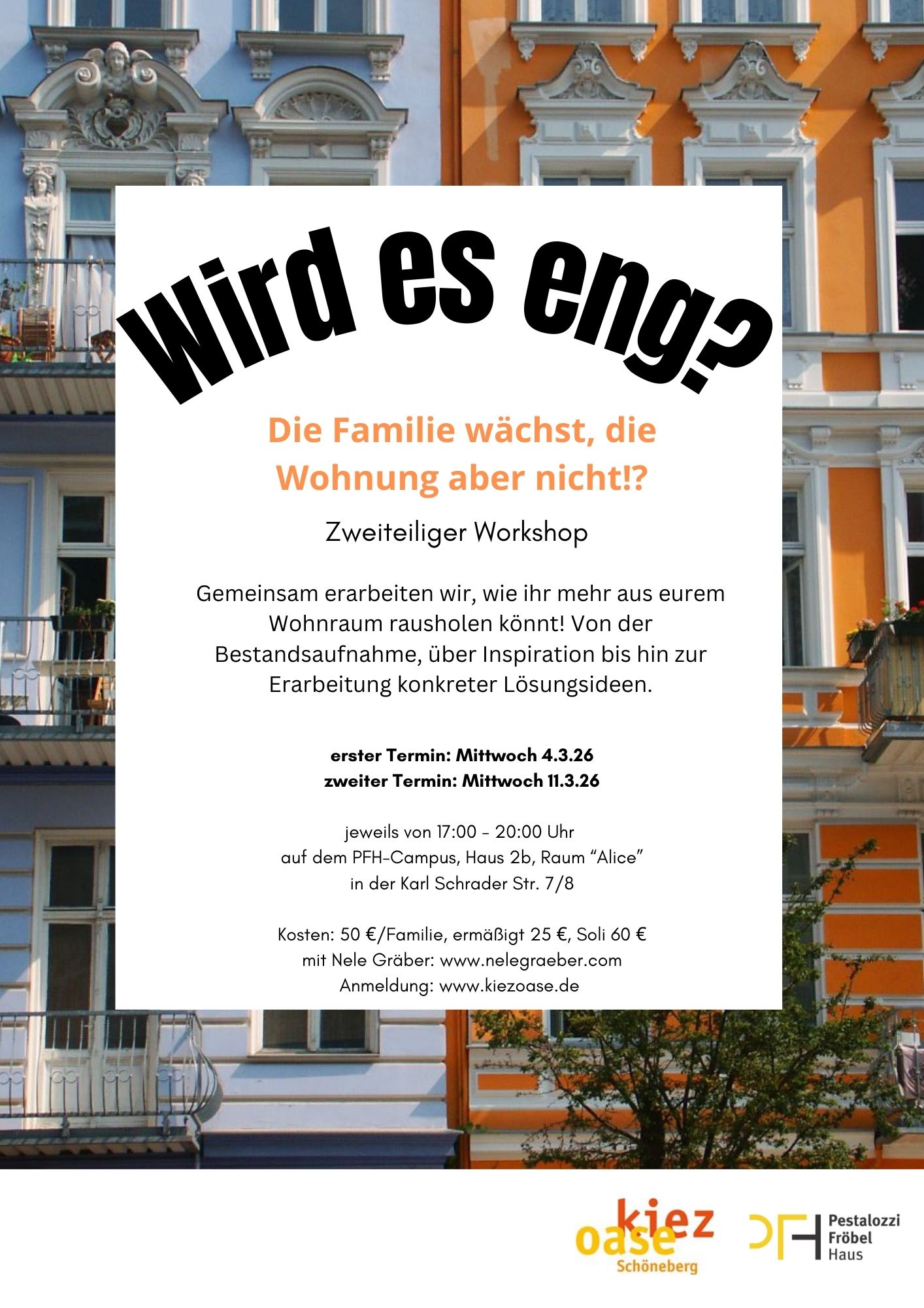 Die Familie wächst, die Wohnung aber nicht!
