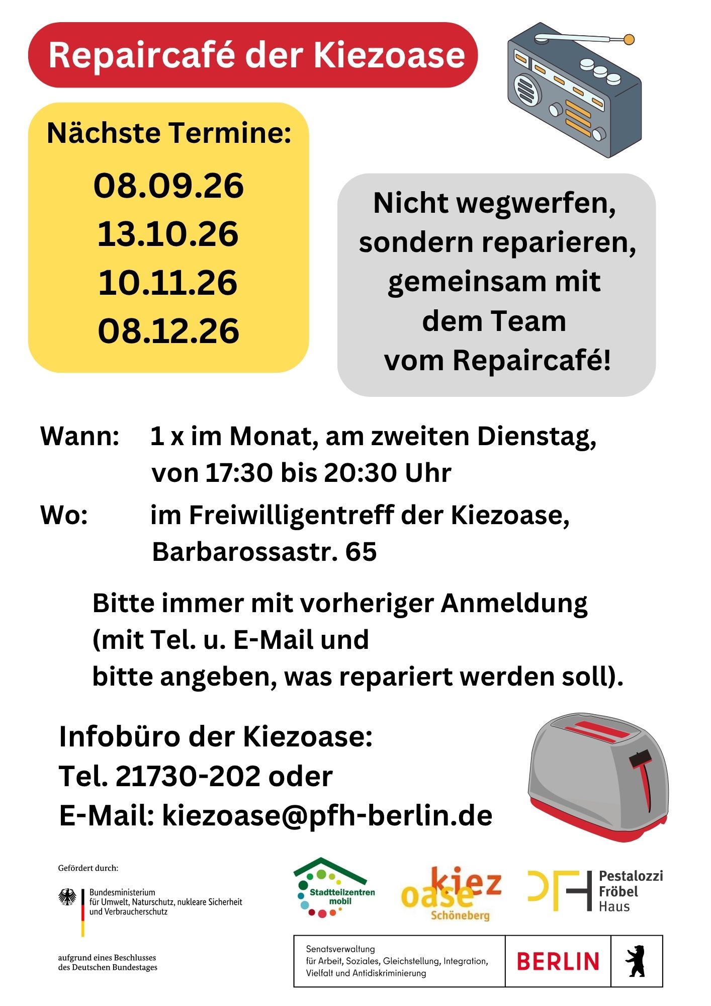 Repair-Café der Kiezoase