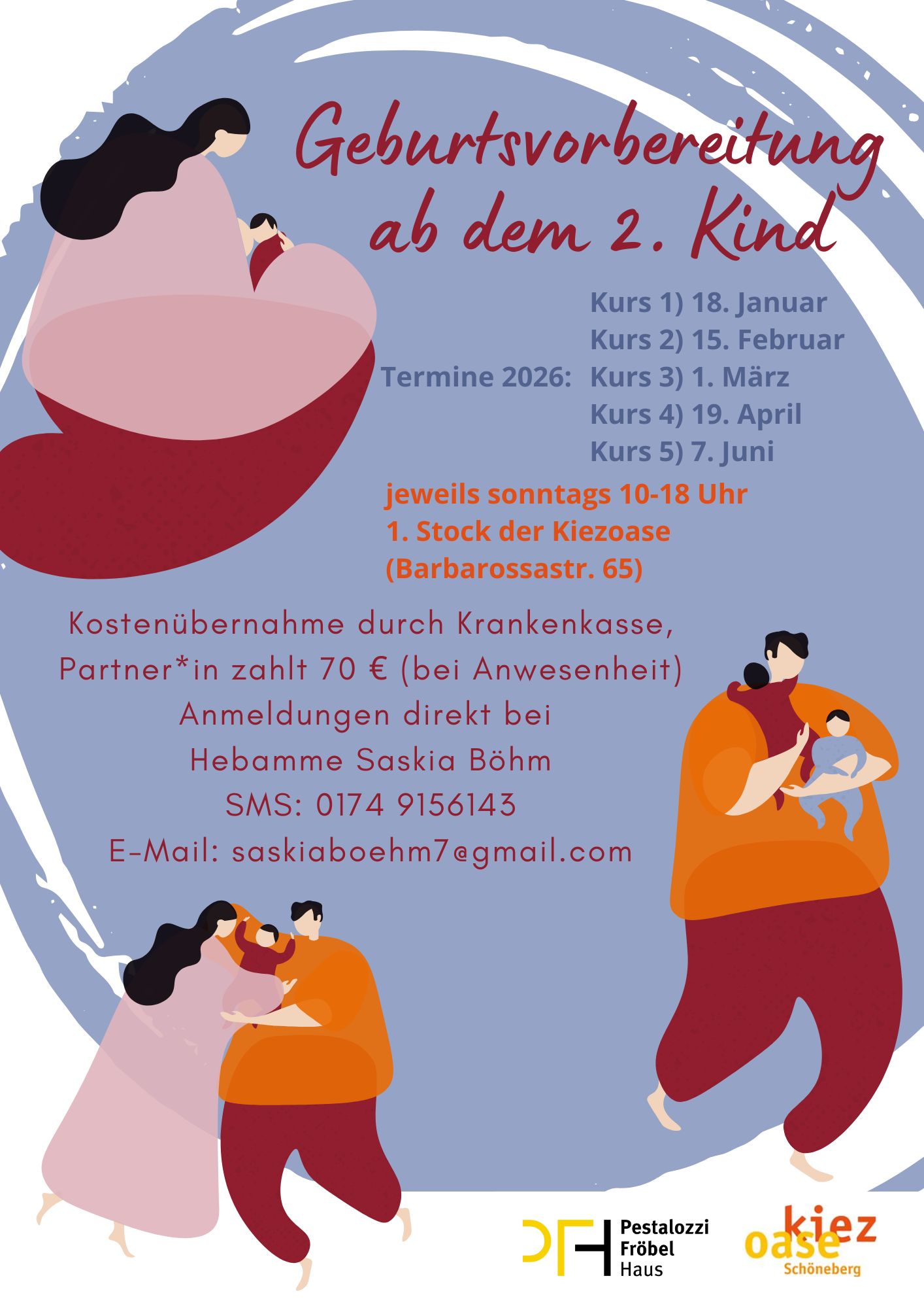 Geburtsvorbereitung ab dem 2. Kind