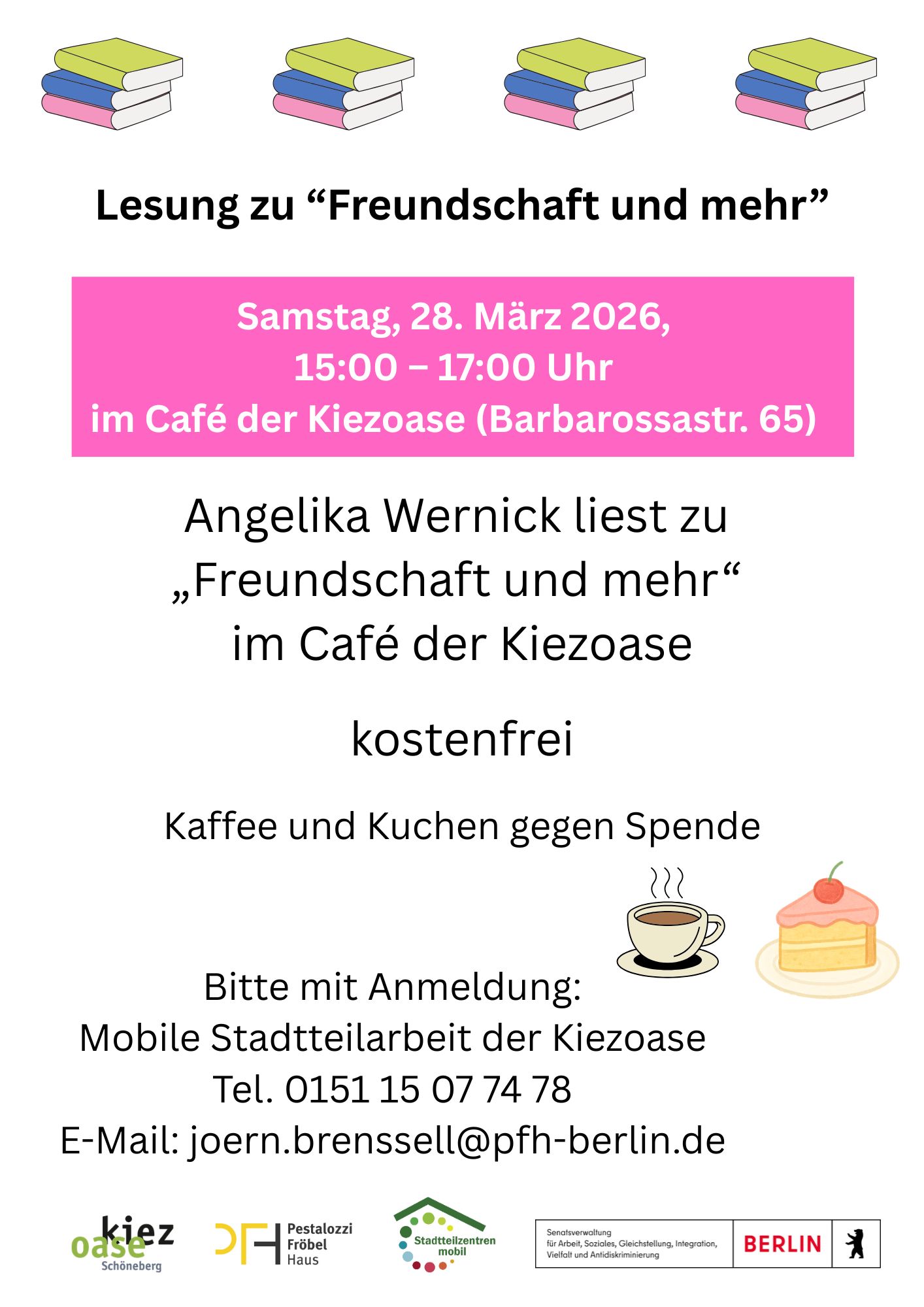 Lesung zu „Freundschaft und mehr“